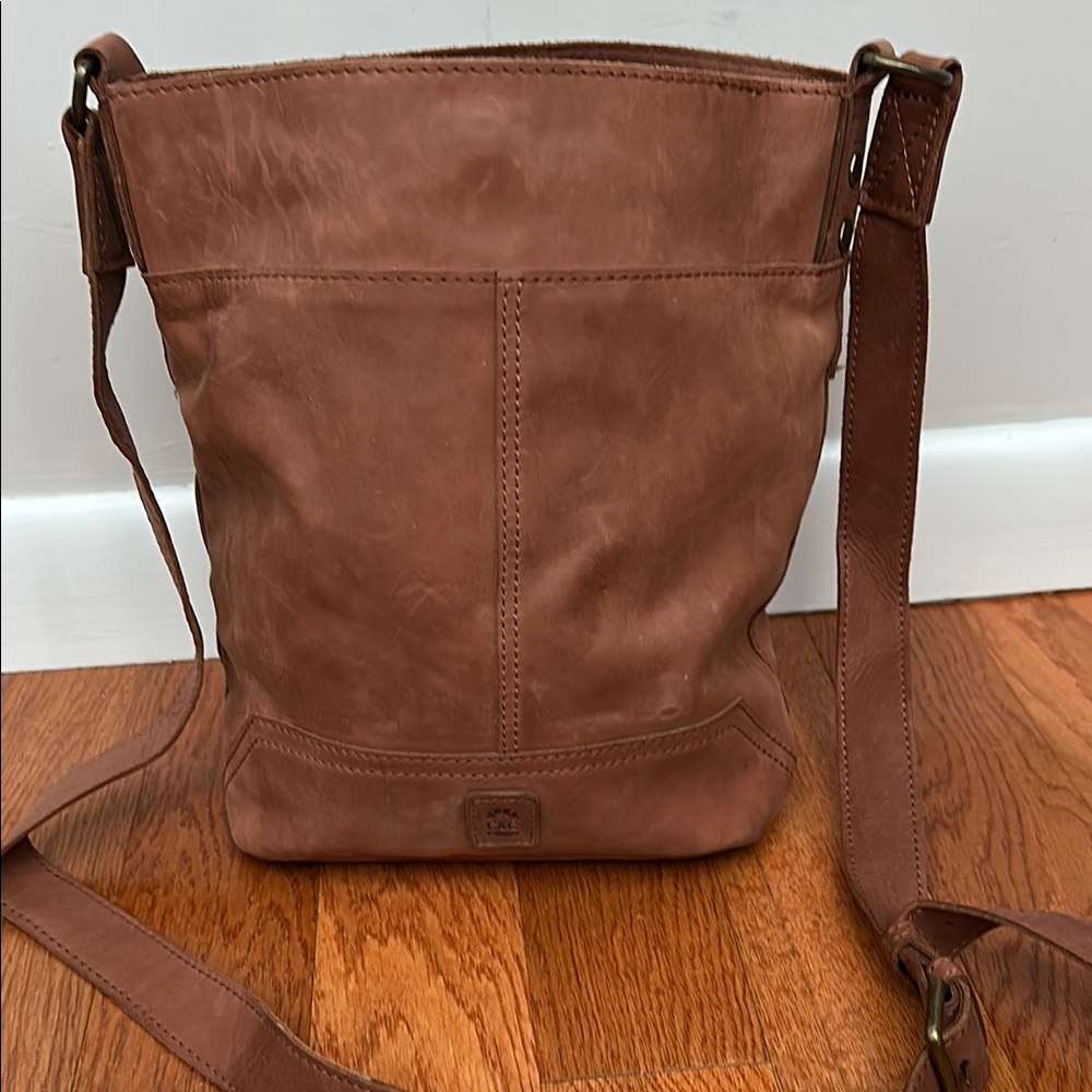Brown Leather Crossbody Bag